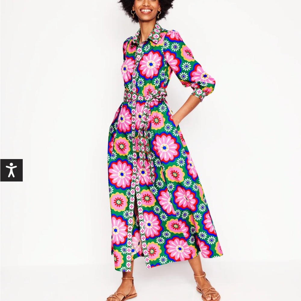 Boden Button Down Maxi Dress 2